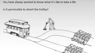 Would you pull the lever 🤔 morality philosophy trolleyproblem [upl. by Oidualc933]