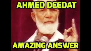 Ahmed Deedat Answers quotCorruption in Bible or Quranquot [upl. by Eibot]