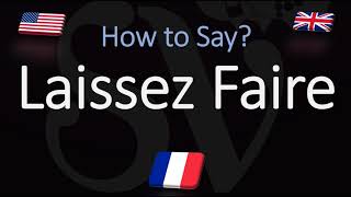 How to Pronounce Laissez Faire CORRECTLY English American French Pronunciation [upl. by Mecke]