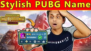 🔥How To Make Stylish Name in PUBG  Add Symbols in PUBG Name  PUBG Stylish Name Kaise Likhe [upl. by Neurath]