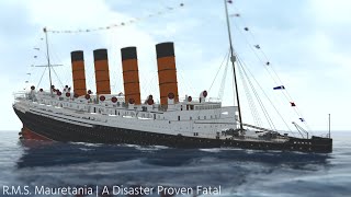 RMS Mauretania  A Disaster Proven Fatal [upl. by Lianne714]