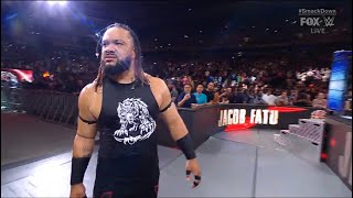 Jacob Fatu Frist Entrance  WWE SmackDown 6282024 [upl. by Adnuhsat]