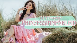 Prinzessinnenkleid nähen DIY  Zimmerpflanzenflohmarkt bei havengrün [upl. by Enytsirhc]