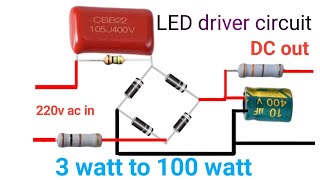 Auto volt convert 220V ac 3V 6V 9V 12V 24V 36V 48V 68V 98V 100V  DC Led driver [upl. by Joappa]