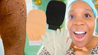 I Tried Every Popular Exfoliating Glove [upl. by Niriam]