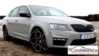 2016 Skoda Octavia RS 230 review  CarsIrelandie [upl. by Nolat927]