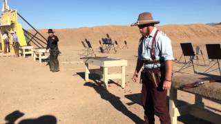 Winter Range 2016  Top 16 Shootout  Cowboy Action Shooting Deuce Stevens and Cobra Cat [upl. by Coppinger]