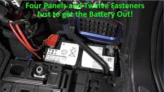 BMW F31 Wagon Battery Access [upl. by Brinson]