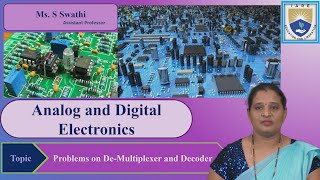 Problems on De Multiplexer and Decoder by Ms S Swathi [upl. by Nayd922]