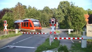 Spoorwegovergang Oldenburg in Holstein D  Railroad crossing  Bahnübergang [upl. by Htiduy713]