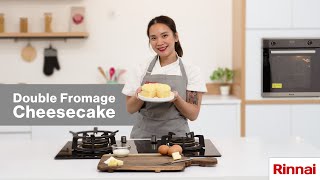 DOUBLE FROMAGE CHEESECAKE  CHEF STELLA [upl. by Rivi]