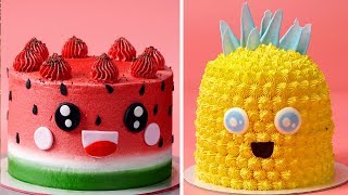 Best Fruitcake Recipes  Amazing Fruit Cake Decorating Ideas For Any Occasion  So Yummy Cake [upl. by Eimrots]