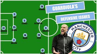 Guardiolas Defensive Issues  Manchester City Tactics Explained [upl. by Ahsille557]