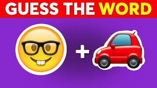 Guess the Word by Emoji  Emoji Quiz Challenge NEW [upl. by Kara-Lynn797]