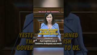 Arms Embargo Now  lone Belarra Spain Politician [upl. by Joline]