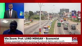 Ghana expected to start servicing Eurobond debts next month  Business Live 090924 [upl. by Ydnak400]