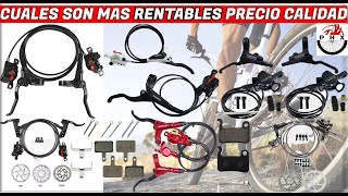 PRECIO CALIDAD CUALES SON MAS CONVENIENTE COMPRAR FRENOS HIDRAULICOS MEDIA CALIDAD CICLISMO MTB [upl. by Dry]