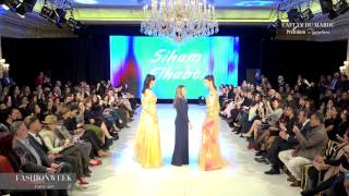 SIHAM ELHABTI  CAFTAN DU MAROC Premium Signature 2017  Au Four Seasons George V Paris [upl. by Griffie]