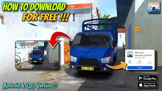 🚛 How To Download For Free 🚛 Minitruck Simulator Vietnam  Mobile Version  New News [upl. by Lili]