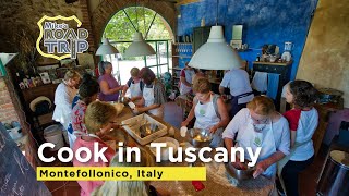 Cooking Class in Tuscany  A look at attending Cook in Tuscany [upl. by Hackett]