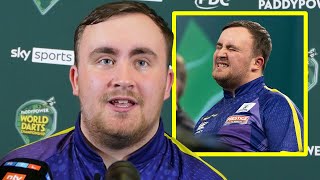 Luke Littler INSTANT REACTION to World Championship final loss Vs Humphries I CANT BE ANGRY [upl. by Coyle]