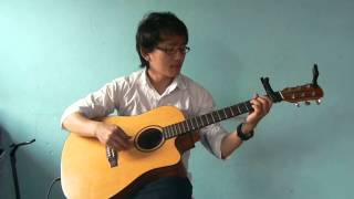 Phool ko Aankhama Guitar Fingerstyle melody by Mantosh Limbu pandak [upl. by Eignav665]