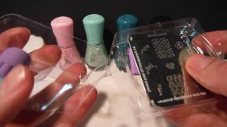 Unboxing amp review  essence nail art STAMPY set  Part 1 of 3  English [upl. by Martelle439]