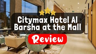 Citymax Hotel Al Barsha at the Mall Dubai Review  Is This Hotel Worth It [upl. by Enawd677]