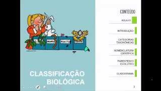 CLASSIFICAÇÃO BIOLÓGICA [upl. by Rumery]