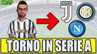 😱 CAMBIO SQUADRA CLAMOROSO TORNO IN SERIE A CONTRATTO DI 6 MESI FIFA 21 CARRIERA GIOCATORE 27 [upl. by Tomasz]