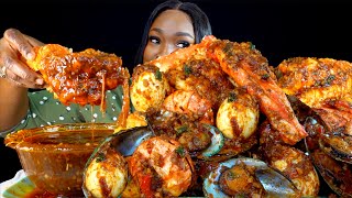 KING CRAB SEAFOOD BOIL MUKBANG  DESHELLED  SEAFOOD BOIL MUKBANG  Seafood  Mukbang [upl. by Inama]