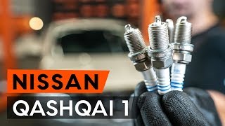 Hvordan bytte tennplugger på NISSAN QASHQAI 1 J10 BRUKSANVISNING AUTODOC [upl. by Nilahs]