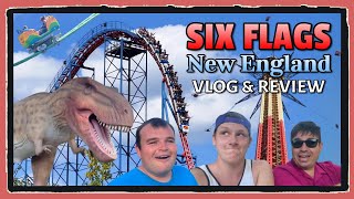 Six Flags New England Vlog amp Review [upl. by Serene432]