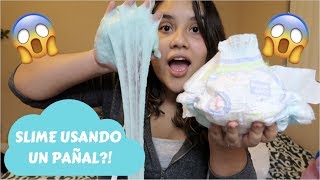 haciendo SLIME con PAÑALES a las 3AM [upl. by Azriel431]