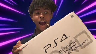 Playstation 4 Unboxing Refurbished Recertified Review 😱💙Scary [upl. by Notxed]