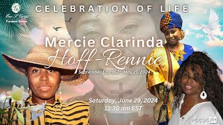 Funeral Live Stream Service for Mercie Clarinda HoffRennie [upl. by Namsu]