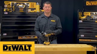 DEWALT® Product Guide  Cordless Drill Speed Torque and Clutch Settings [upl. by Cressler]