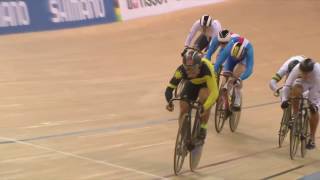 2017 UCI Track Cycling World Championships  Mens Keirin  Final 16 [upl. by Stafani]