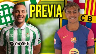 PREVIA  REAL BETIS vs FCBARCELONA  ANÁLISIS [upl. by Loris440]