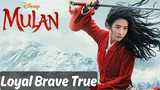 Loyal Brave True By by Christina Aguilera  Mulan Original Motion Picture Soundtrack [upl. by Joktan]