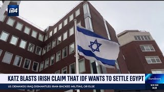 Israel slams antisemitic Irish comments after embassy closing [upl. by Ahras768]