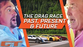 Epic Lamborghini Aventador NSX and Rimac Drag Race  The Grand Tour [upl. by Reginauld]