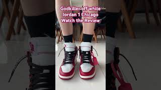 Godkiller OffWhite Jordan 1 Chicago High OnFoot Review amp Quick Tip [upl. by Atazroglam381]