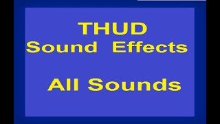 Thud Sound Effects All Sounds [upl. by Ias]