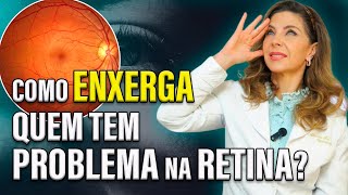 Como Enxerga Quem tem Problema na Retina [upl. by Eelaroc]