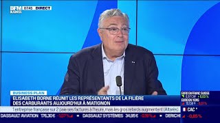 Jacques Creyssel FCD  Élisabeth Borne réunit les représentants de la filière des carburants [upl. by Eemyaj]