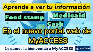 My Access Florida actualización como revisar tus beneficios de Food Stamps Cash y Medicaid en EEUU [upl. by Llirret]