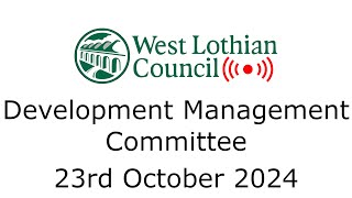 Development Management Committee  23rd October 2024 [upl. by Isle762]