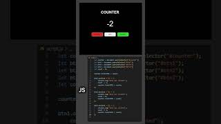 Creat counter using html css and javascript youtubeshorts​ html​ css​ javascript​ [upl. by Alexi]