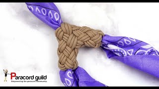 Tela woggle neckerchief slide knot [upl. by Geddes]